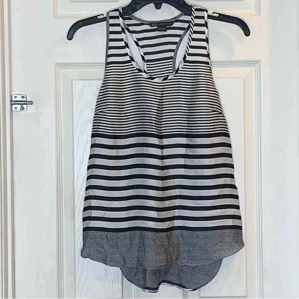 Armani Exchange Striped Racerback Tank Size XXS
